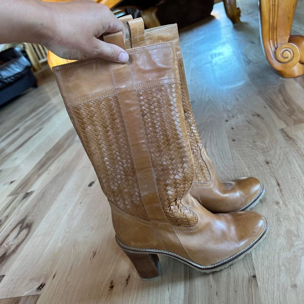 leather boots Cole have brown - Picture 2 of 4